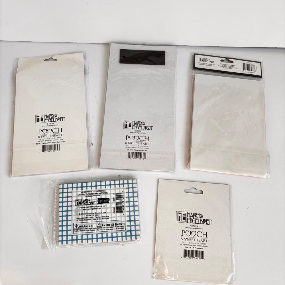 Mary Engelbreit Stationery Lot Note Cards Magnetic Notepad Sticky Notes Magnet - Picture 8 of 8